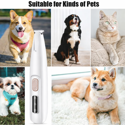 Quiet LED Pet Paw Trimmer – Safe, Stress-Free Grooming at Home