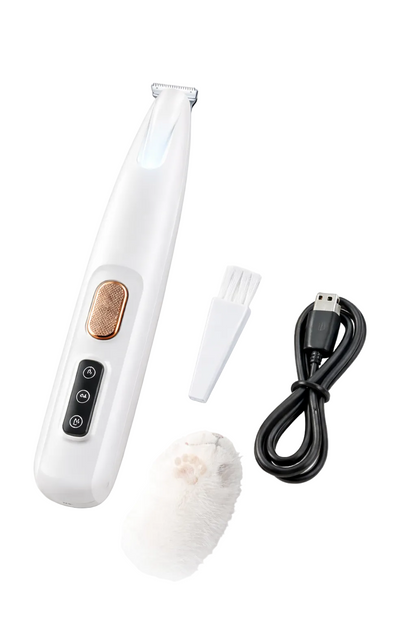 Quiet LED Pet Paw Trimmer – Safe, Stress-Free Grooming at Home